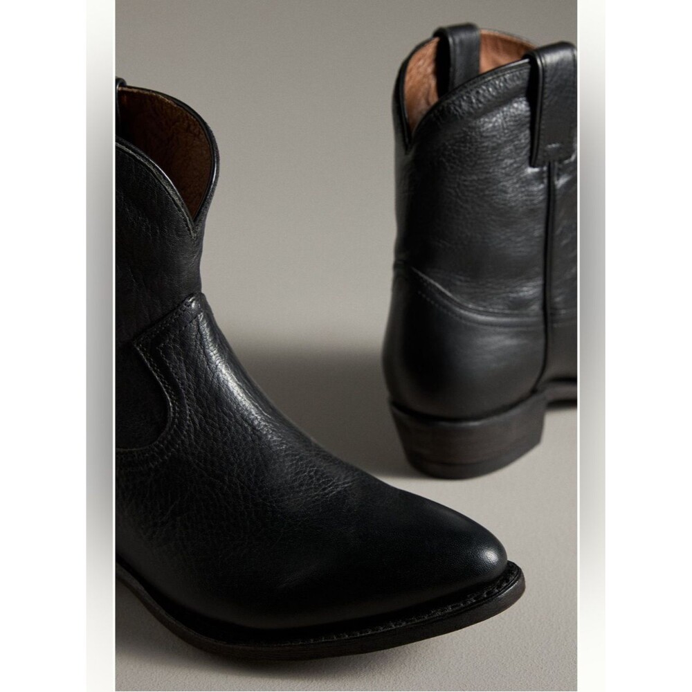 Frye Billy Short Western Boots - Picture 3 of 7